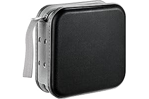 48 Capacity CD Case Holder Organizer for Car (Black)