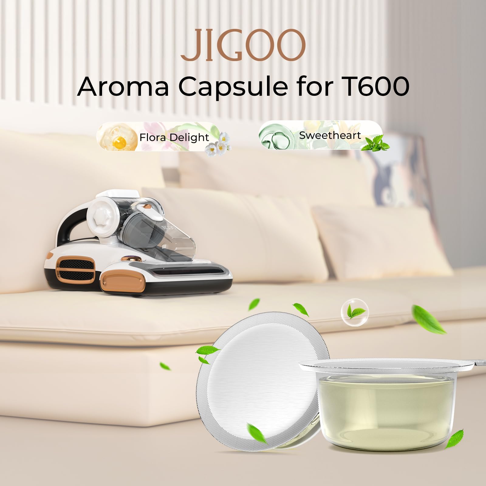 JIGOO T600 Aspiratore Floreale Delight (Plant Essential Oil)