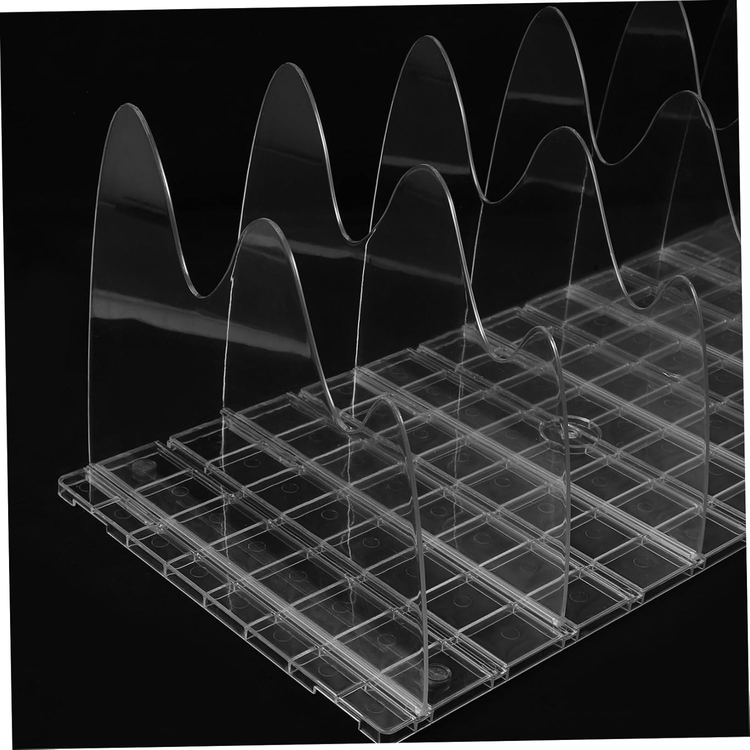 Amosfun Acrylic Shelf Dividers for Closet Organization Japanese Minimalist Design Versatile Storage for Closets Bookshelves and Purses Easy Installation Without Tools Decor