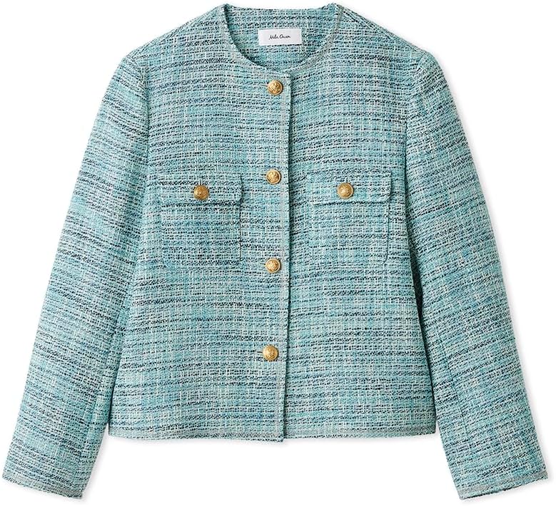 ミラオーウェン] フラップデザイン金釦ツイードジャケット09WFJ251102