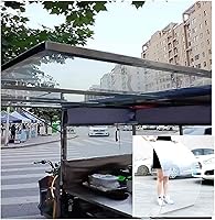 Vista 1 de Hoja de plástico acrílico transparente, hoja de plástico de policarbonato, cubierta de toldo de pérgola transparente, tablero de resistencia de PC