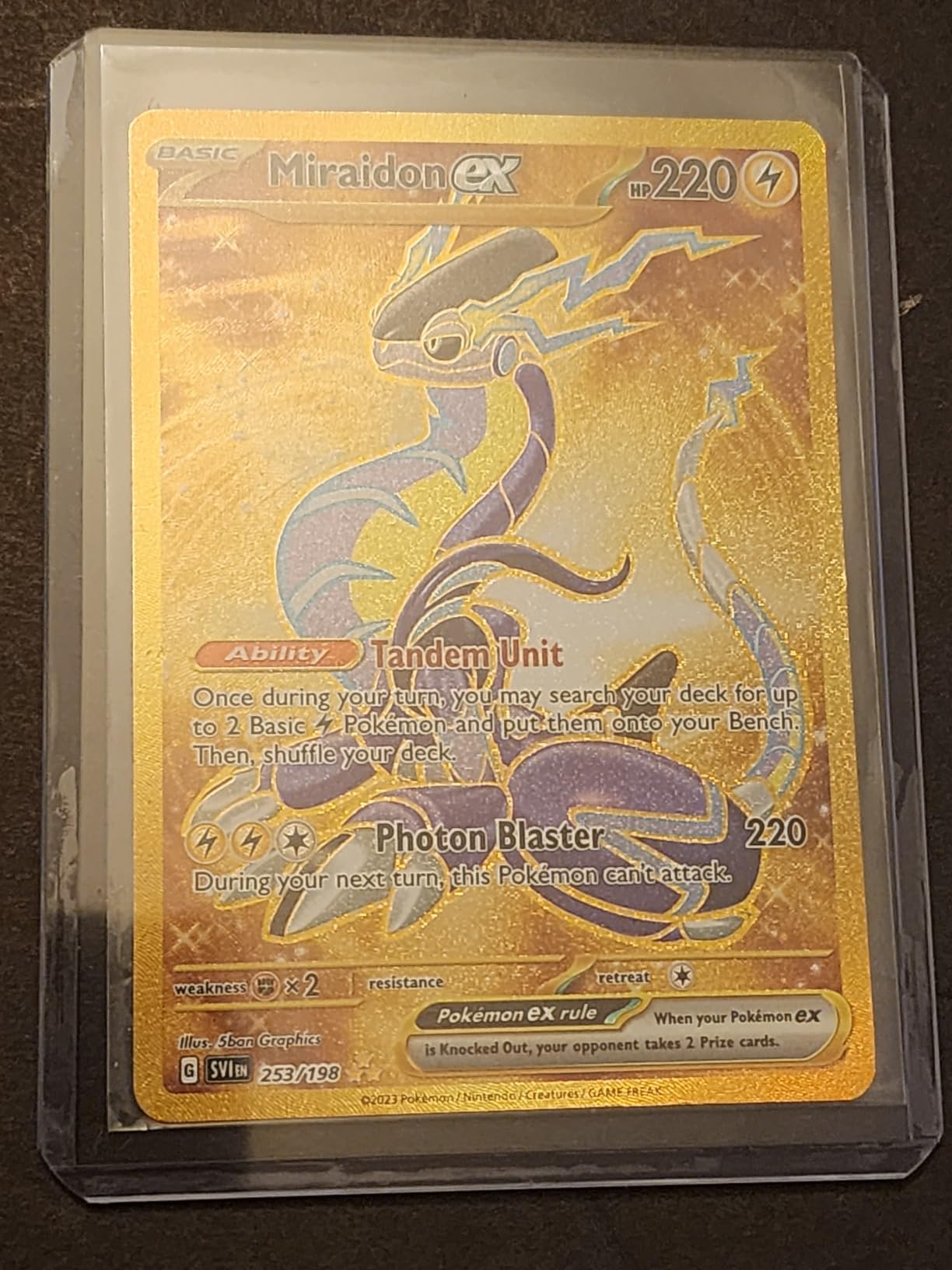 is miraidon pokemon card rare Amazon.com: Pokemon - Miraidon ex 081/198 - Scarlet & Violet main image 0