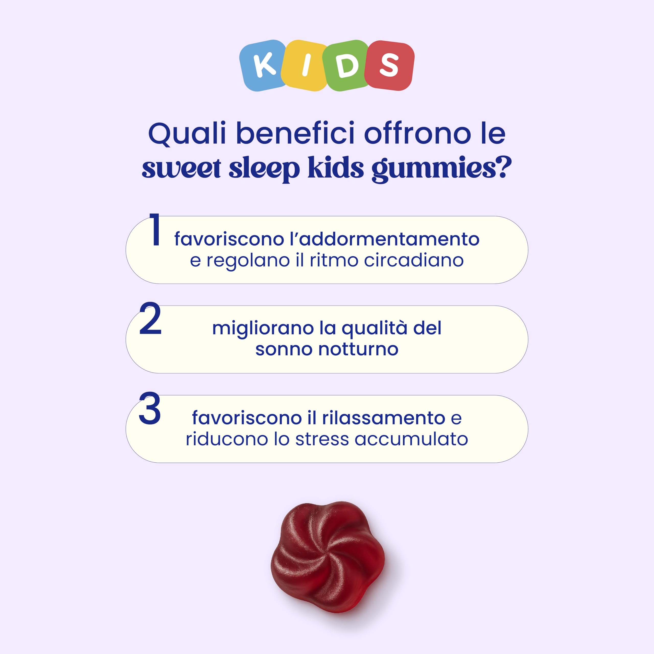 Jelly Pills Gummies Melatonina Bambini 0,5 mg + Vitamina B6-70 Gummies Vegane per 2 mesi - Senza Zuccheri Aggiunti - Gusto Frutti di Bosco Naturale