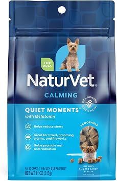 NaturVet Quiet Moments Calming Aid Scoopables for Dogs - 11oz