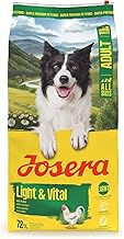 JOSERA Adult Light & Vital Chicken (1 x 12.5 kg) | Premium Dry Food for Adult Dogs | with Pea | Low Fat & Lots of Protein for Weight Control | Easy to Digest | Wheat Free | Pack of 1