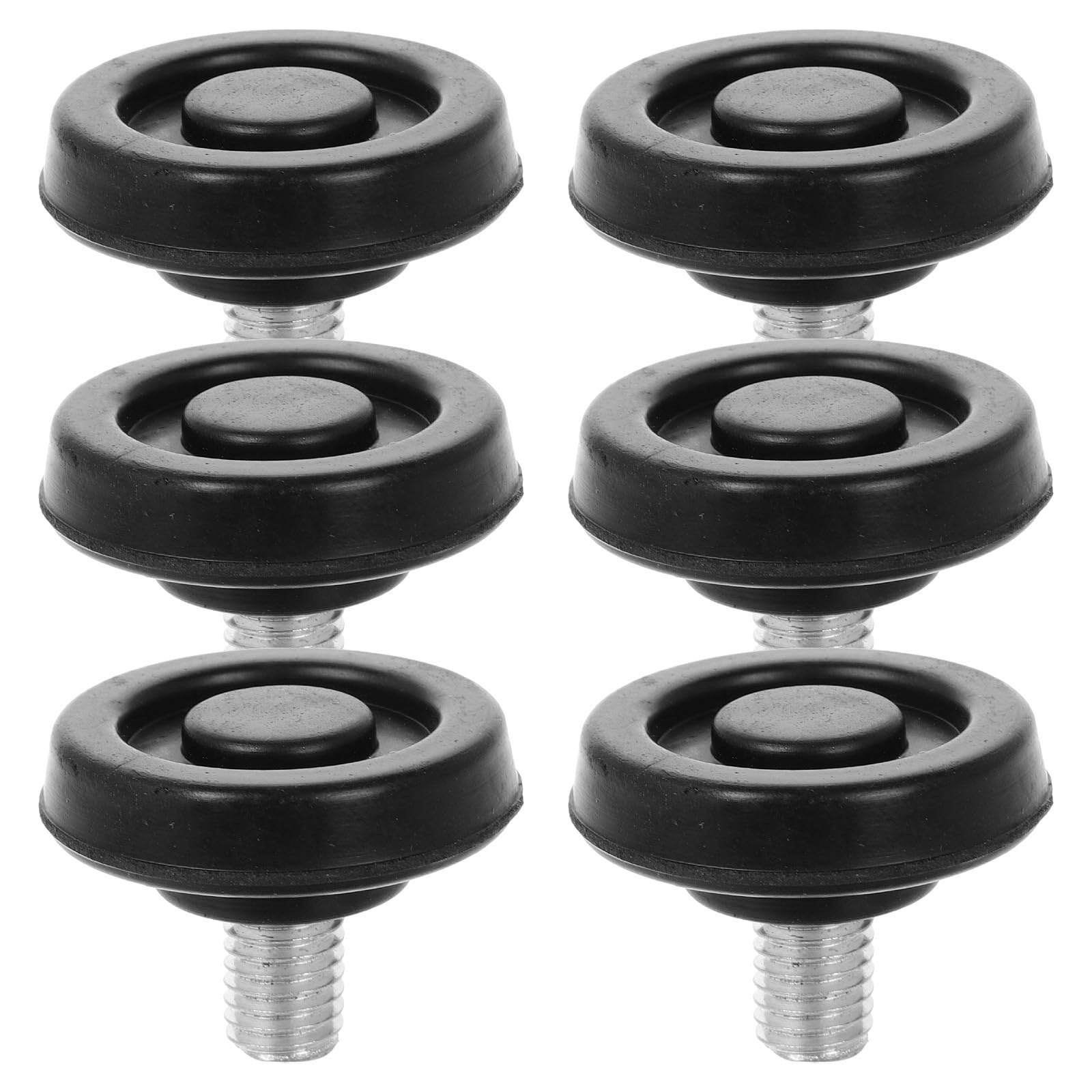 Niveladores para sillas de peluquería Mipcase, juego de 6 patas giratorias silenciosas