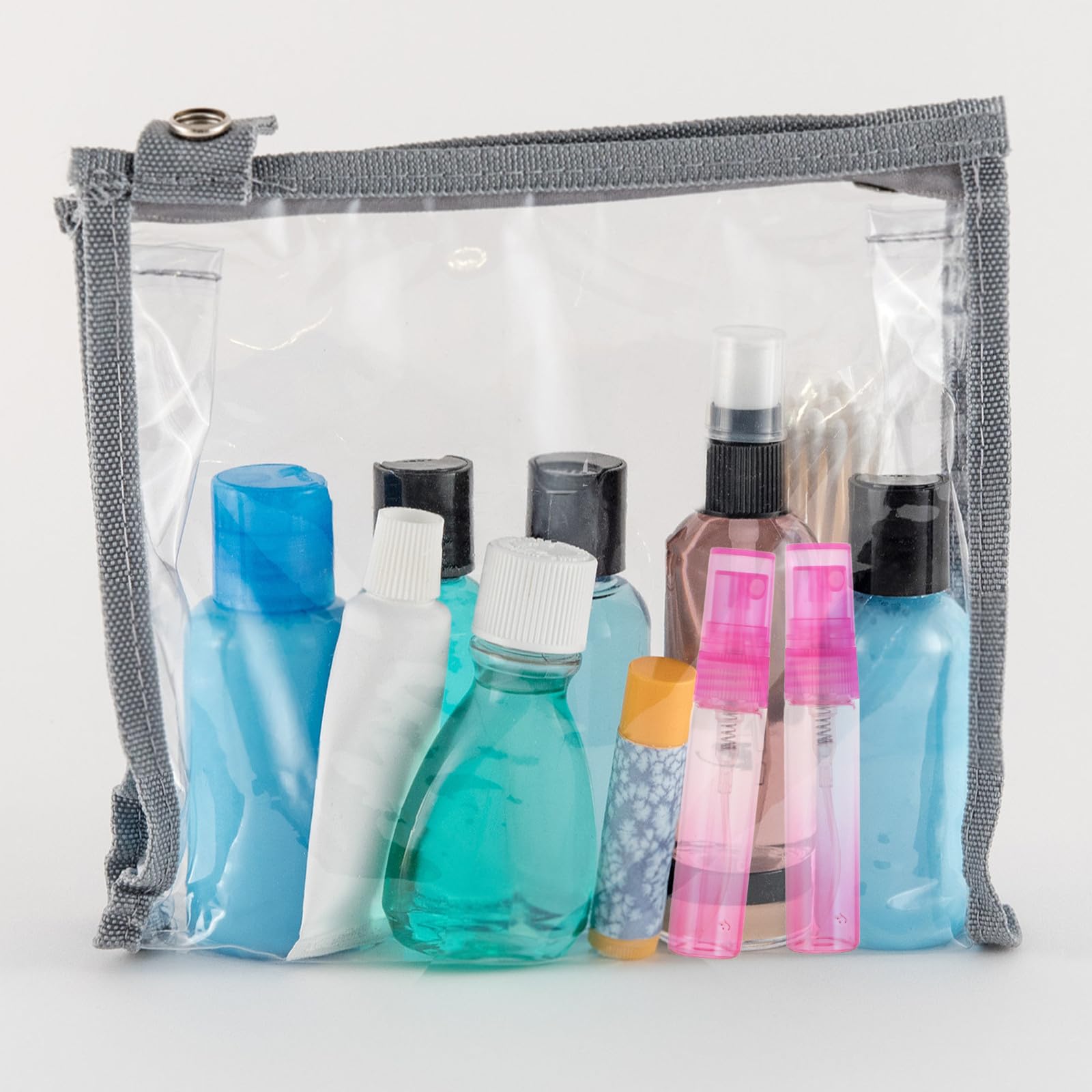 OUNONA 30 szklanych butelek na próbki perfum: 5 ml miniaturowe fiolki z rozpylaczem do torebki podróżnej - pusty, wielokrotnego użytku atomizer do perfum dla kobiet, dziewcząt i mężczyzn