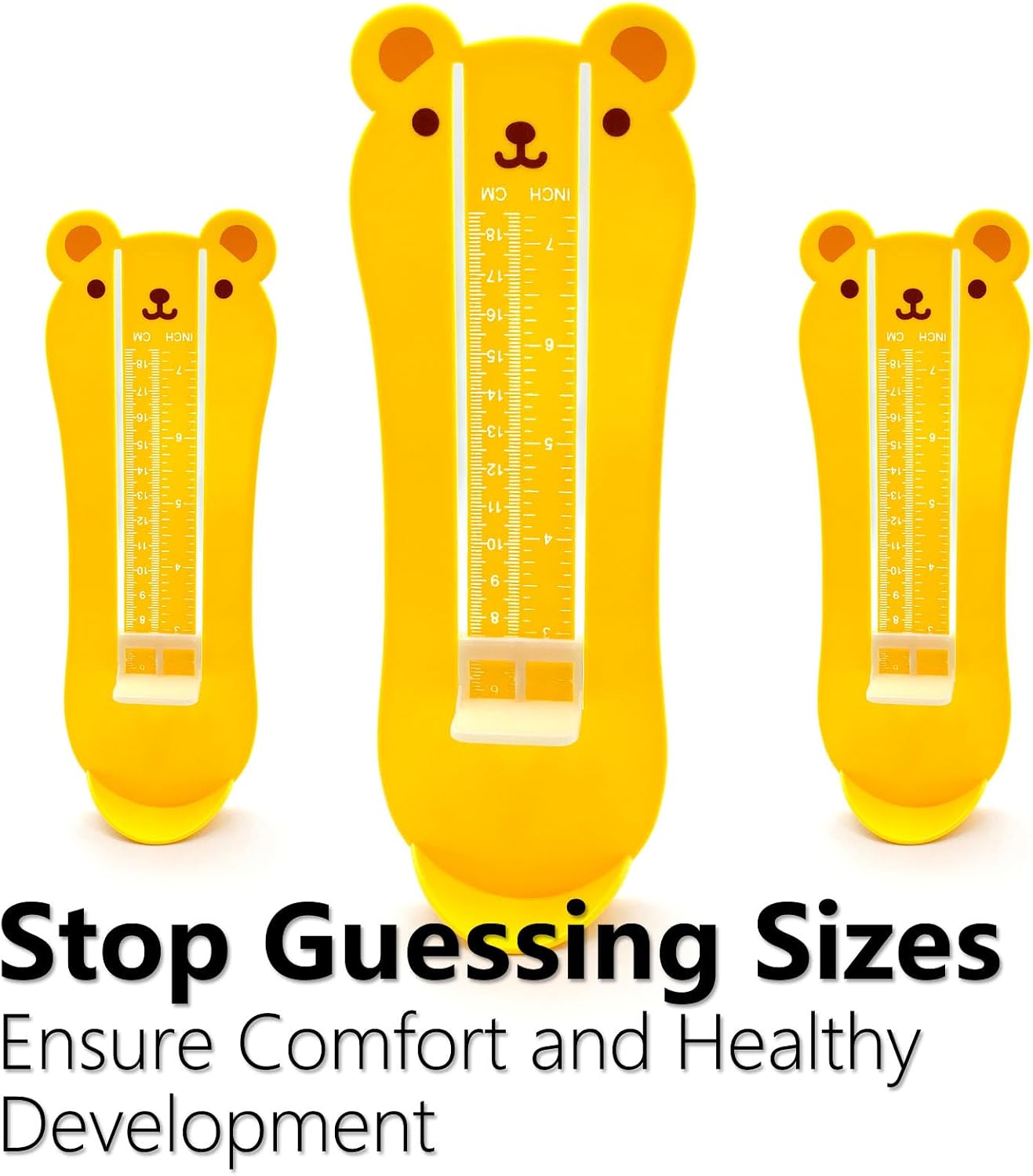 Kid Foot Measurement Device, Shoe Size Gauge Foot Measuring Ruler Tools for Household Baby Measurer