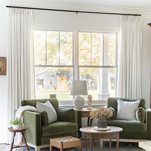 TWOPAGES 52 W x 96 L inch Pinch Pleated Light