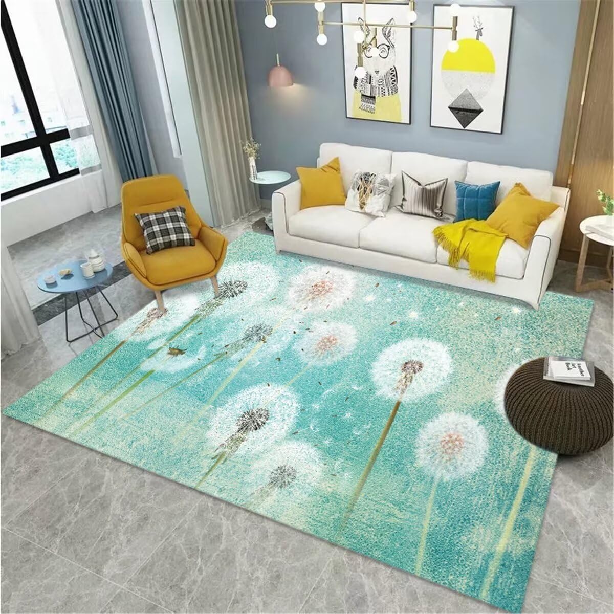 Tapis chambre bebe garcon lavable et doux pour créer un espace de jeu sain