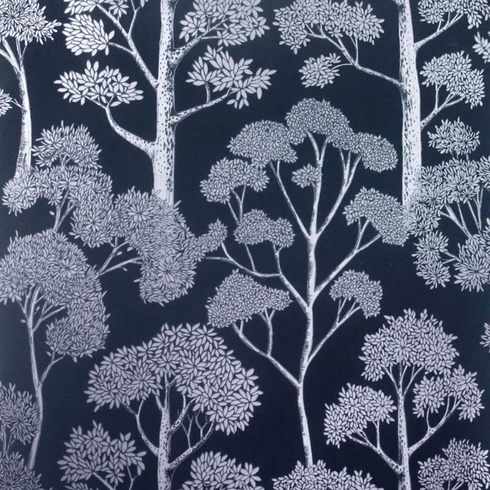 Arthouse Blue Delamere 909506 Wallpaper Full Roll Navy /Silver