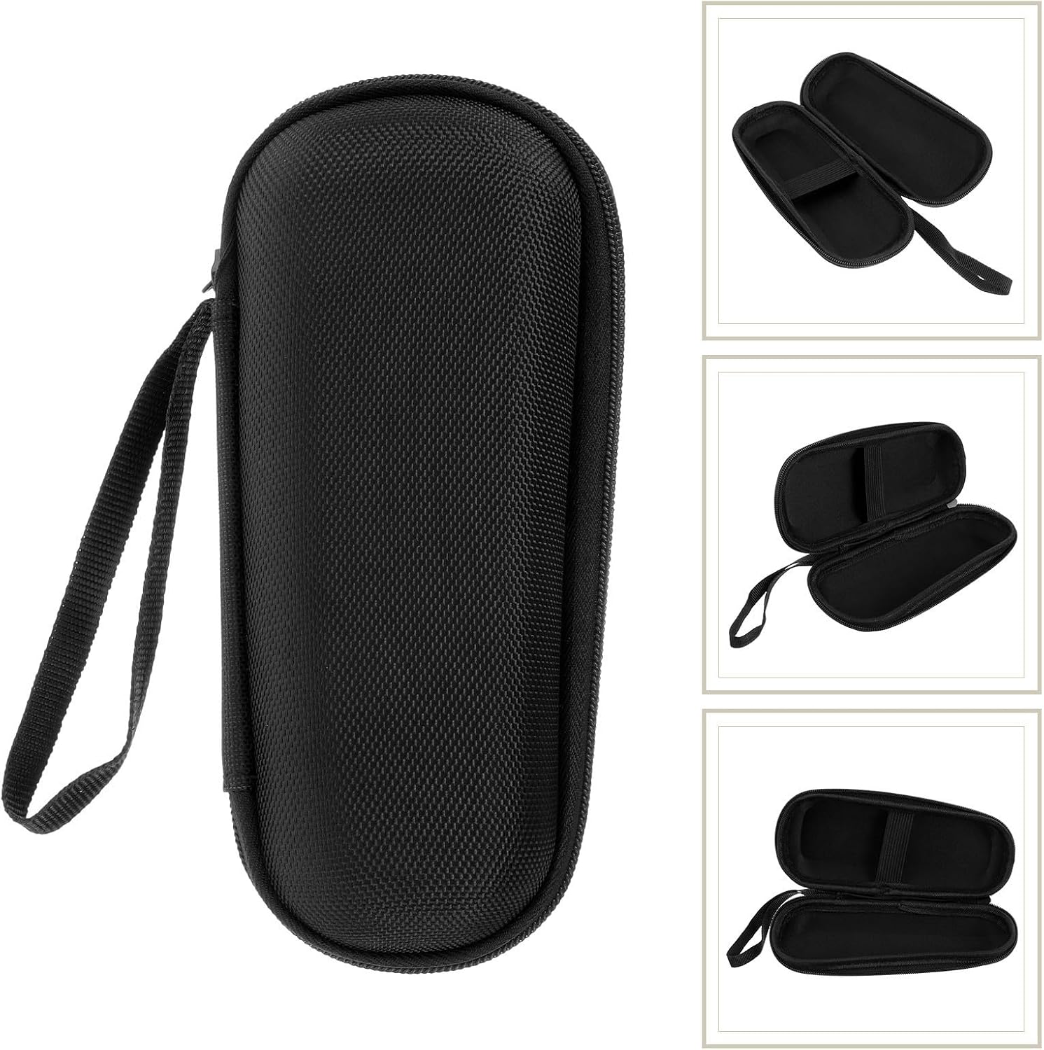 MERRYHAPY Portable Razor Travel Case Eva Bag with Zipper Closure Lightweight Protective Cover for Electric Shaver and Razor, for Travel and Carrying in Bag or Luggage