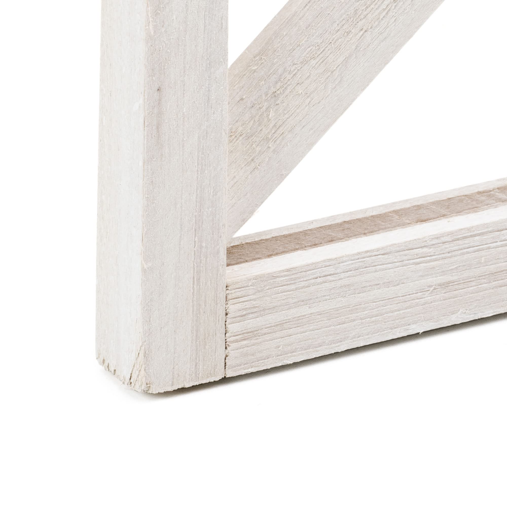 The Secret Home - Paneles de Celosía de Madera - Decoración para Interiores o Exteriores - Ideal para Jardín, Terraza o Balcón (Modelo 9 - Blanco)