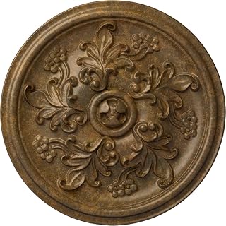 Ekena Millwork CM14KTRZS 14 1/2"OD x 2 3/4"P Katheryn Ceiling Medallion, Rubbed Bronze