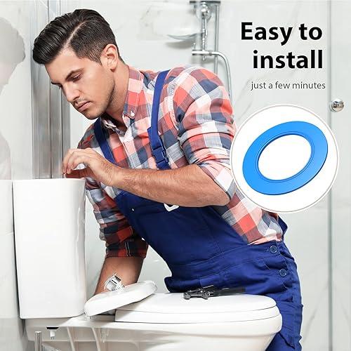 Miniatura 7 de Sello de válvula de descarga para estándar americano, paquete de 5 piezas de silicona mejoradas, 7301111-0070A, repuesto de piezas de inodoro