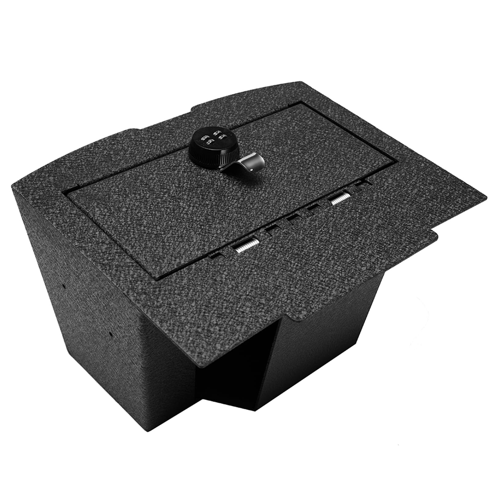 TUOJUE Center Console Safe Gun Safe Box Compatible with Dodge Ram 1500 2500 3500 2009-2018 and Dodge Ram 1500 Classic 2019 with 4-Digit Combo Lock, Center Console Organizer