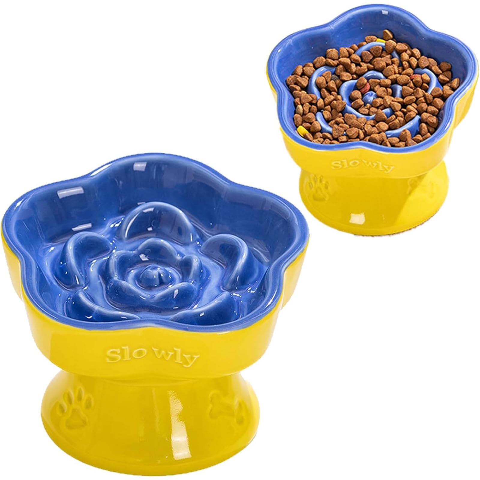 Amazon | 早食い防止 食器 犬【独自の凹凸設計】ワンちゃん 餌入れ