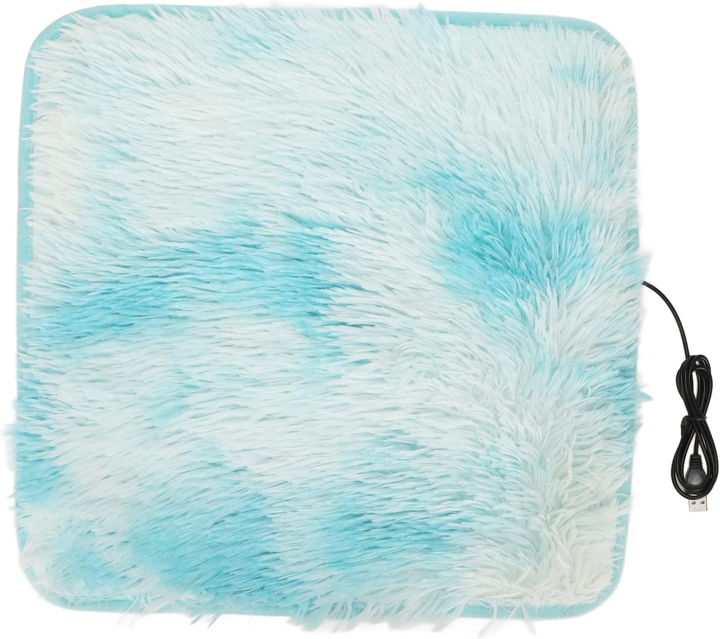 Pet Heating Pad, 5V USB Constant Temperature Electric Heating Pad for Dogs and Cats, Dog Warm Bed Mat Heated Pet Pad Animal Bed Warmer Heated Floor Mat Pets Blankets for Pets Deds (Blue and White)