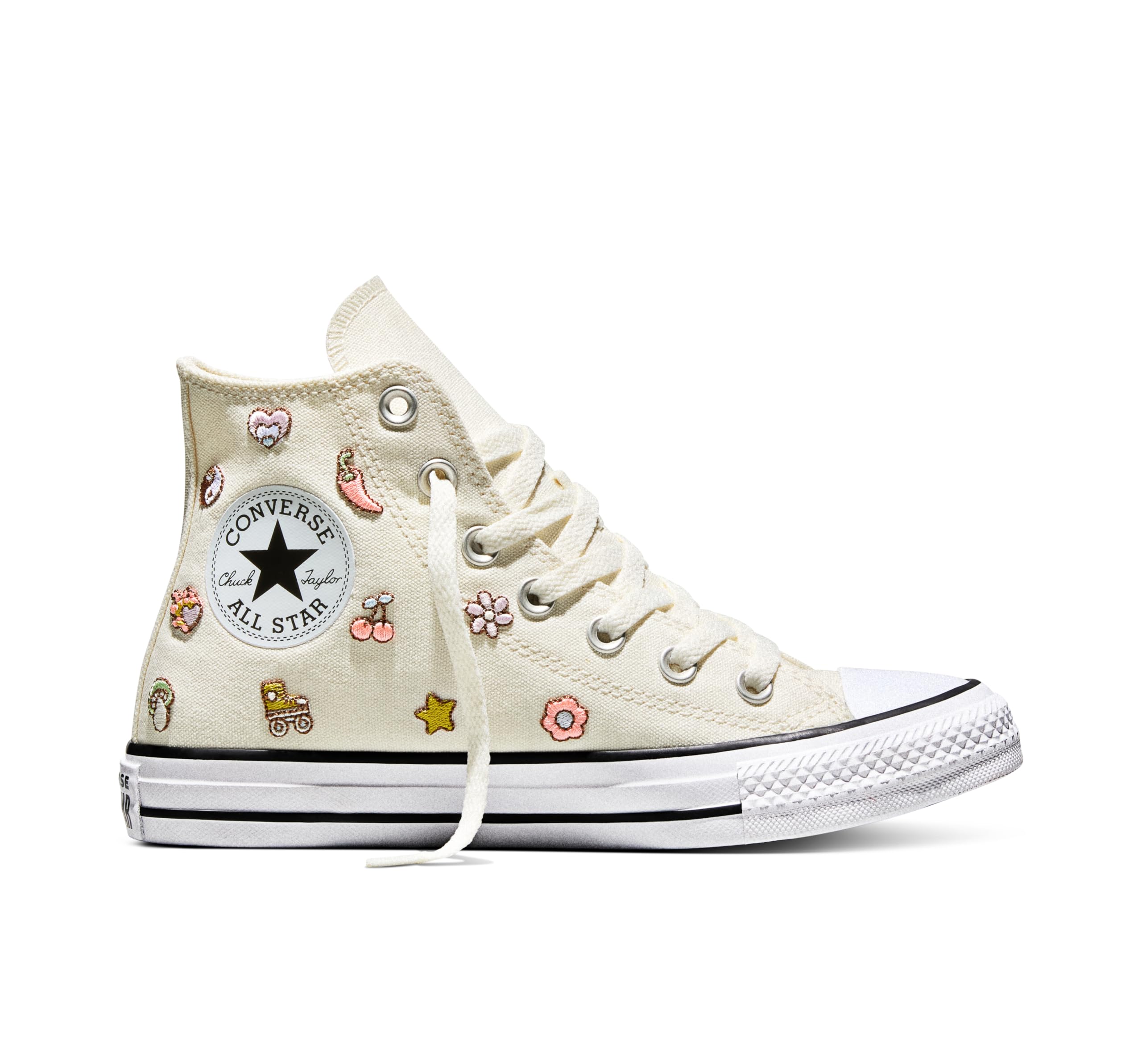 Unisex Adult Chuck Taylor All Star Retro Embroidery High Top Sneaker