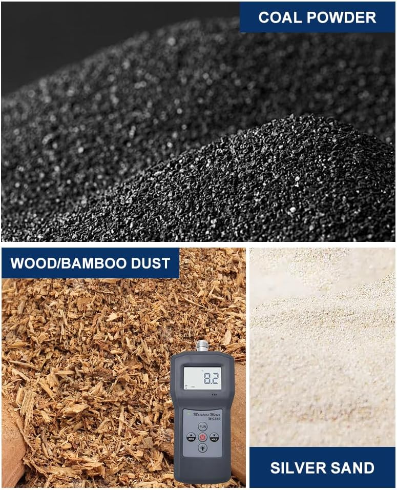 MS350 High Frequency Chemical Raw Materials Moisture Meter for Coal Fertilizer Powder Moisture Analysis Testing