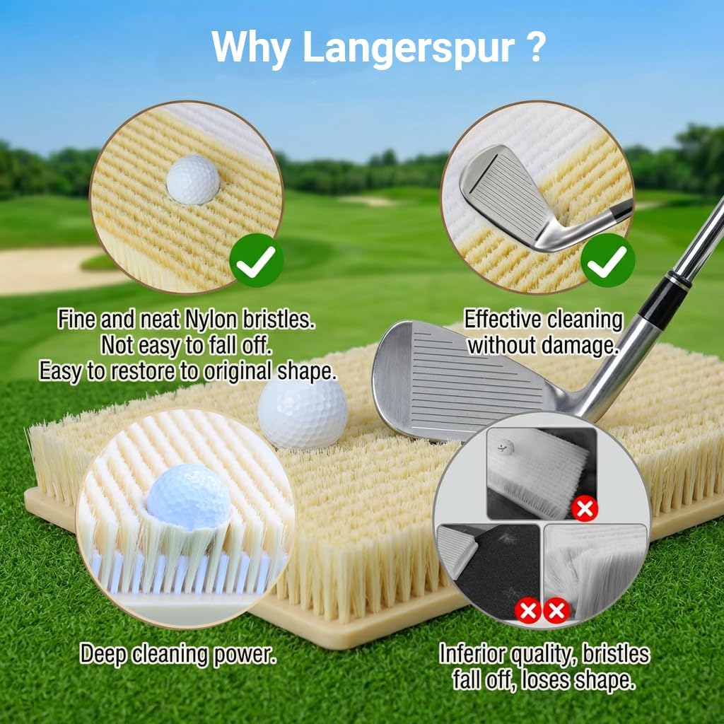 15.7" x 11.8" Golf Bunker Mat, Dual Sand Trap Practice Mat for Bunker Shot & Chipping Training, Portable Golf Training Mat for Indoor Outdoor Use, Golf Training Aid