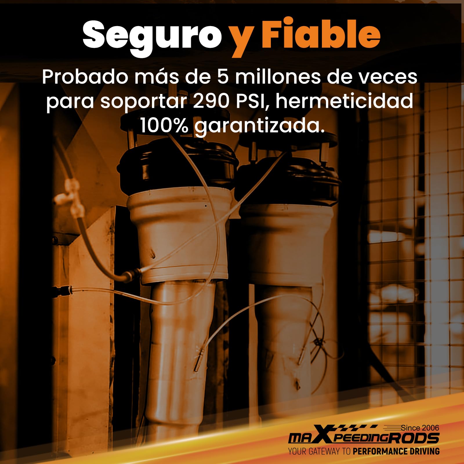 maXpeedingrods Amortiguador de Aire, Suspensión Delantera de Alta Sensibilidad y Estabilidad, Suspensión Neumática de Choque para Coche S-Class W220 S280 S320, Ajuste Preciso y Instalación Fácil.