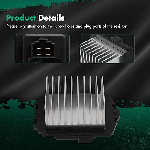 Miniatura 1177 de SCITOO Resistencia de motor de ventilador HVAC para 2008-2013 para Chrysler 300/2008-2016 para Town & Country/2008-2010 para Dodge Charger/2008-2018