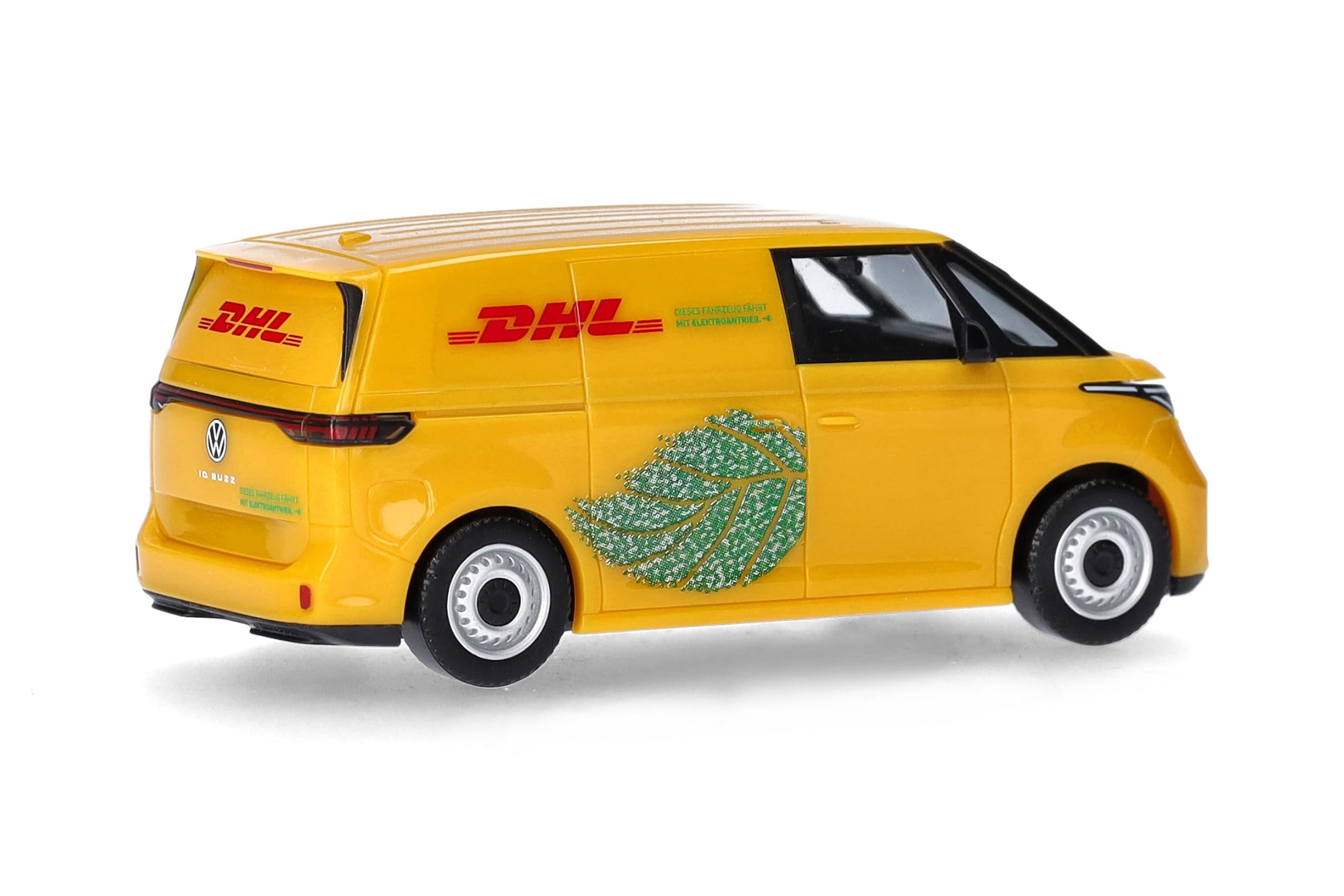 Herpa Model Car VW ID. Buzz Cargo "DHL", miniature scale 1:87, collectible, Made in Germany, plastic model - Image 2