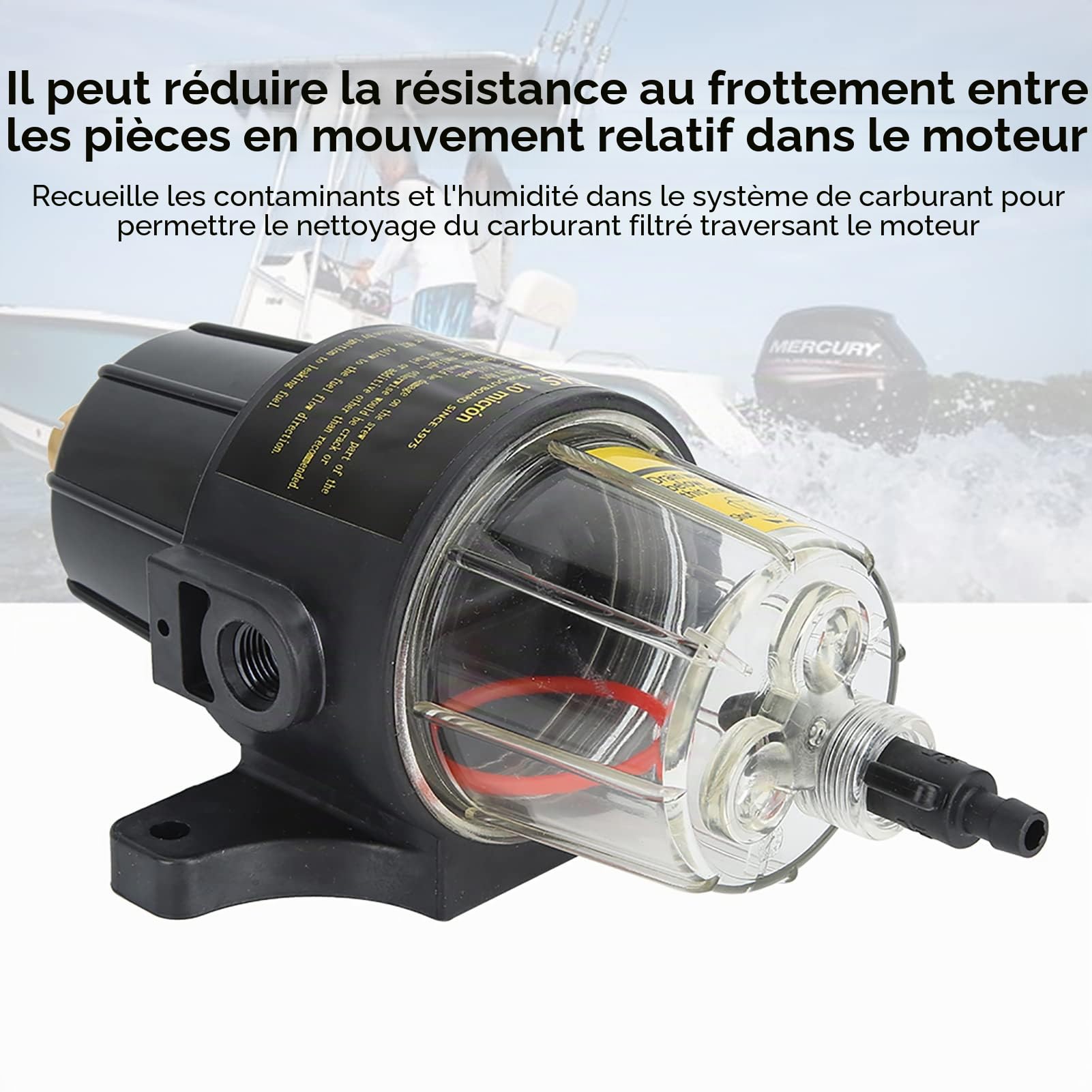 Filtre à Carburant D'ensemble de Séparateur D'eau D'huile pour le Moteur Hors-bord UF-10K