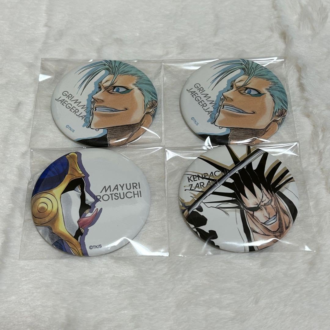 Amazon.co.jp: bleach 原画展 グリムジョー 涅マユリ 更木剣八 缶 