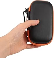 Vista 7 de Portable Hard Drive Case Hard Shell SSD Storage Carrying Case Compact Small Cable Organizer Travel Electronics Protective for External Drives