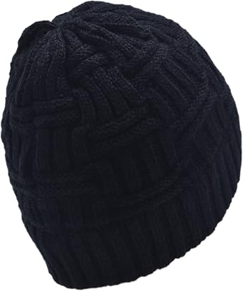 C.C Trendy Lightweight Winter Warm Chunky Soft Stretch Cable Knit Stylish Skull Hat Cap