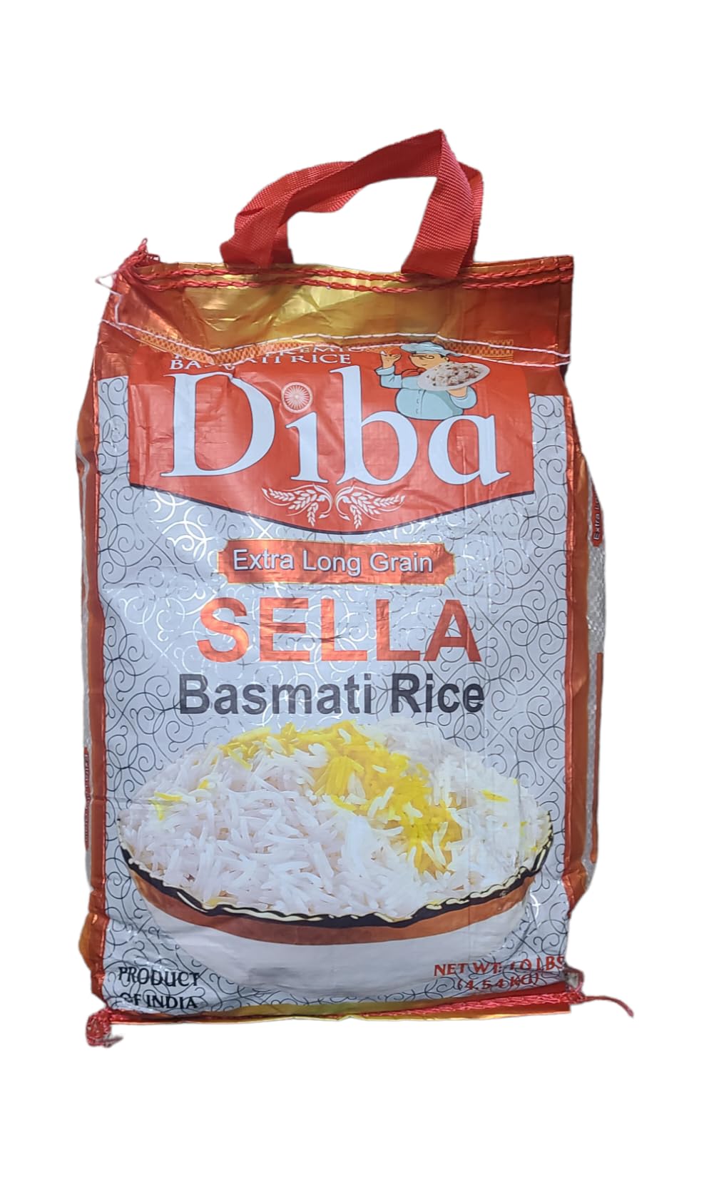 DIBA Premium extra long grain sella basmati rice from India