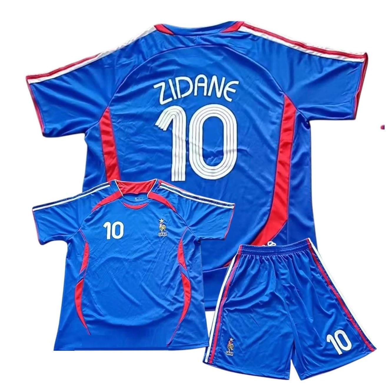 Zidane Retro France Legend Player classic jersey Zinedine Zidane Zizhou Jersey for kids youth and mens