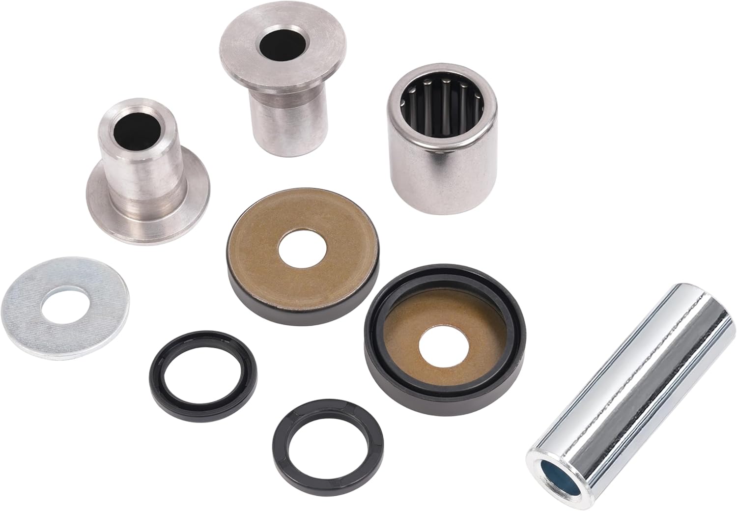 Kojem Front A Arm Bushing Seal Kit Compatible with 2003-2014 Suzuki Quadsport Z400 LTZ400/ Arctic Cat DVX 400/ Kawasaki KFX400 Upper&Lower Control Arm Kit