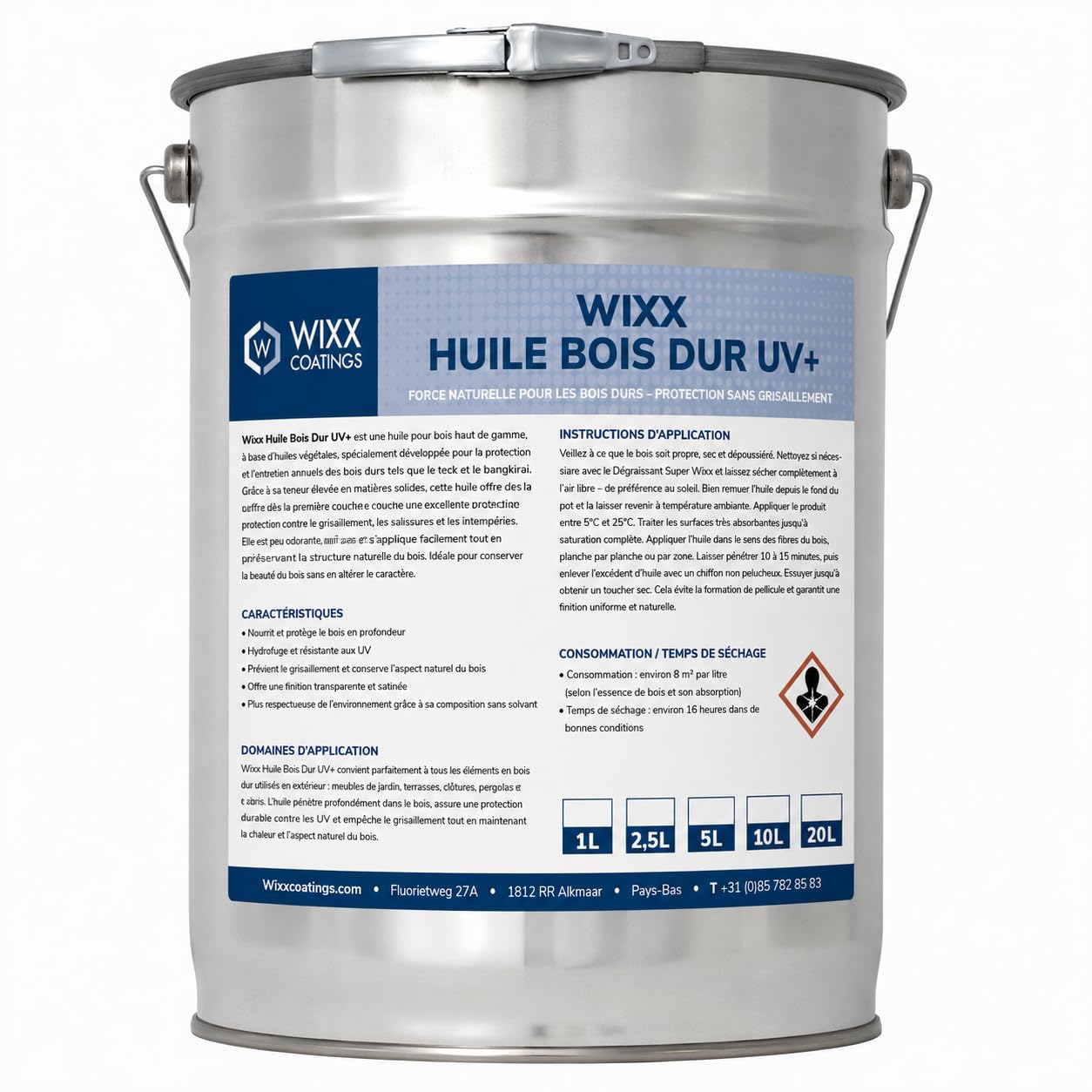 Wixx Hartholzöl UV+ - Bangkirai - 5L