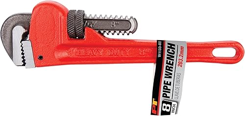 Miniatura 9 de Performance Tool W1133-8B - Llave de tubo recta ajustable para servicio pesado, 8 pulgadas