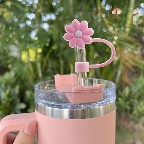 Miniatura 5 de Velaco 4 tapas de popote de silicona de 0.4 pulgadas0.394 in de diámetro, compatibles con vasos Stanley 20, de 30 y 40 onzas, para vaso Stanley de