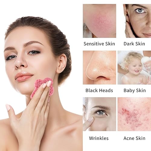 Miniatura 4 de Spunspon Esponjas de celulosa, esponja de cocina para fregar, limpiar los desastres difíciles sin rayar esponjas de cocina, esponja facial
