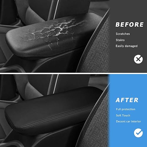 Miniatura 2 de INTGET Funda para reposabrazos de consola central de automóvil para Chevrolet Chevy Trailblazer, accesorios 2021 2022 2023, protector de tapa de