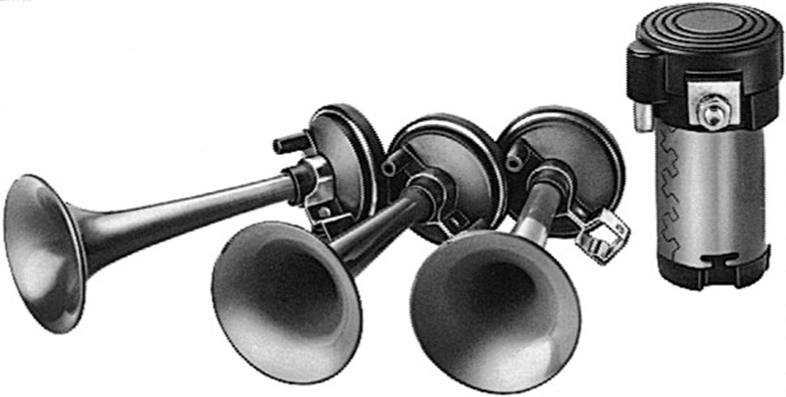 Hella AIR HORN KIT 3-TRUMPET MELODY 003001981