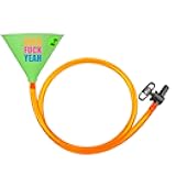 F*CK YEAH GLOW IN THE DARK Beer Bong Funnel Tube 6 FT -Portable Beer Bong Funnel with Long Hose -Perfect Party Accessory and Drinking Games for Adults -Get Any Party Or Get Together Started!