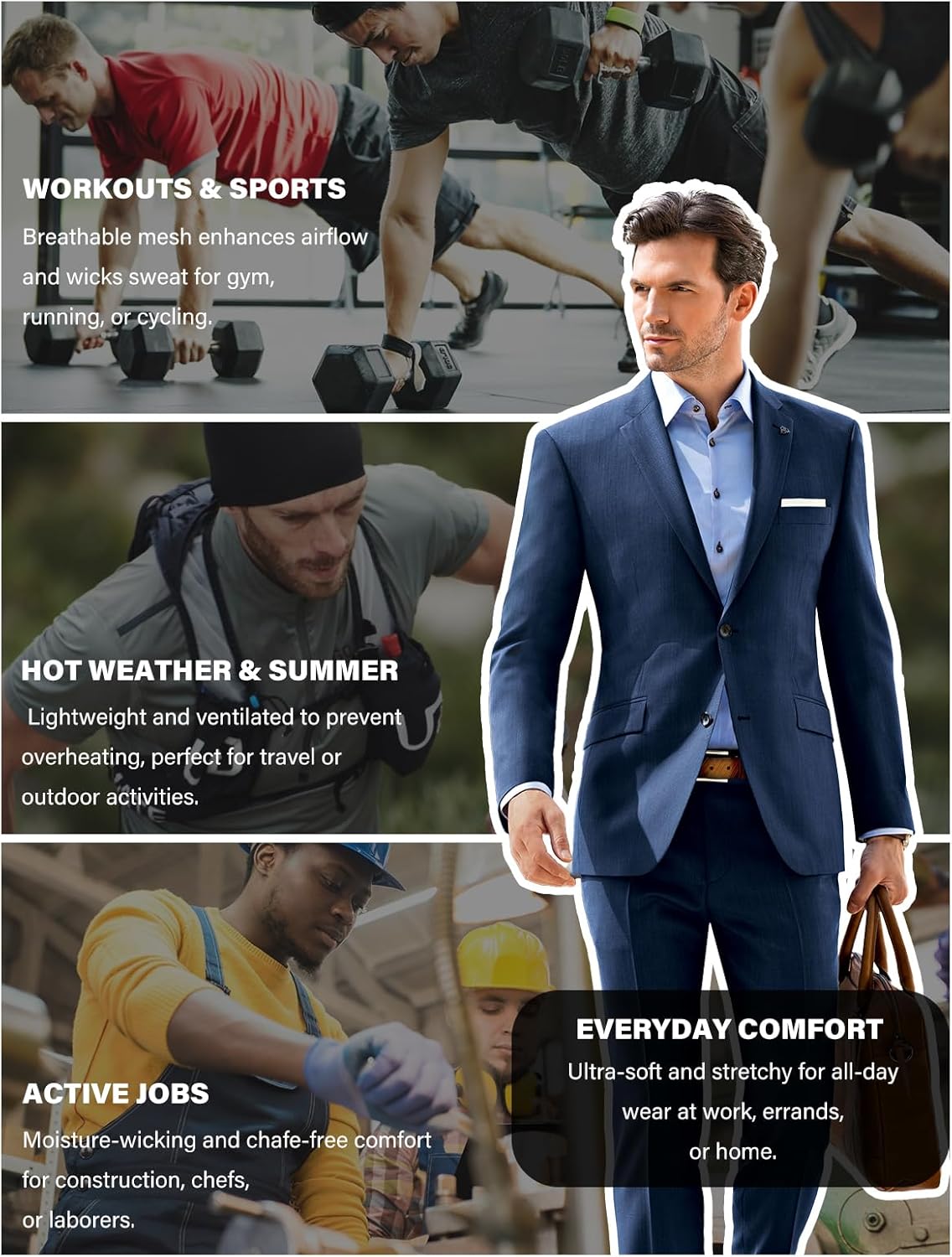 Casey Kevin Men's Mesh Briefs Breathable See Through Fishnet Underwear Low Rise Sexy Panties for Men,Navy Blue,Medium - Image 5