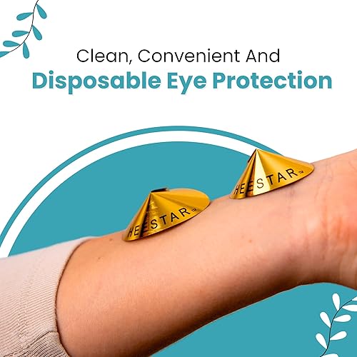 Vista 6 de Conos desechables de protección ocular HeeStar para cama de bronceado solar