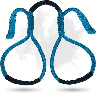 Pelican Rope Transformer Sling 5/8" Diameter 2,160 lbs. WLL High-Strength Adjustable Lifting Sling for Rigging, Hoisting, Utility & Arborist Use Blue