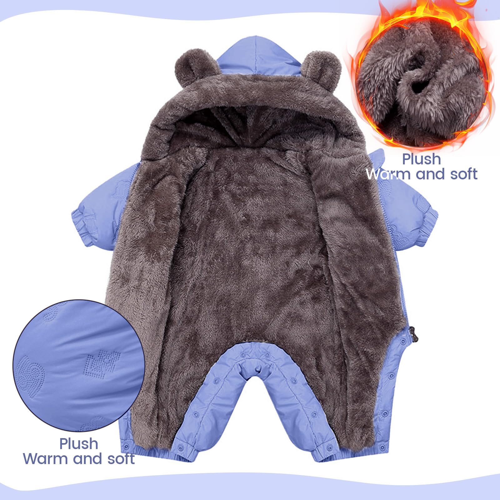 JiAmy C2-tz-pf08904 Abiti da neve per bambini Unisex - Bimbi 0-24