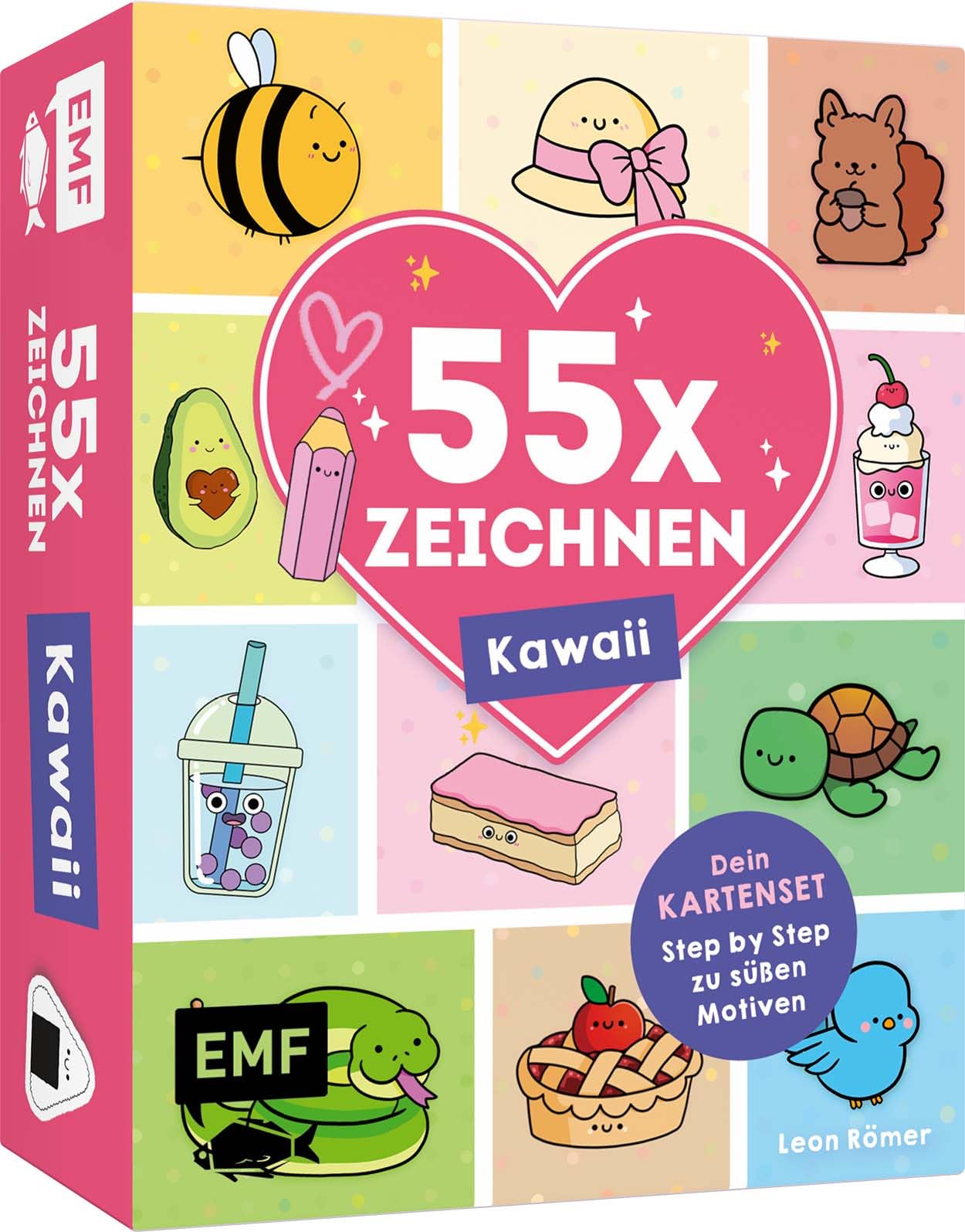 Kit dessin Kawaii de 55 cartes étapes pour offrir une activité créative aux enfants