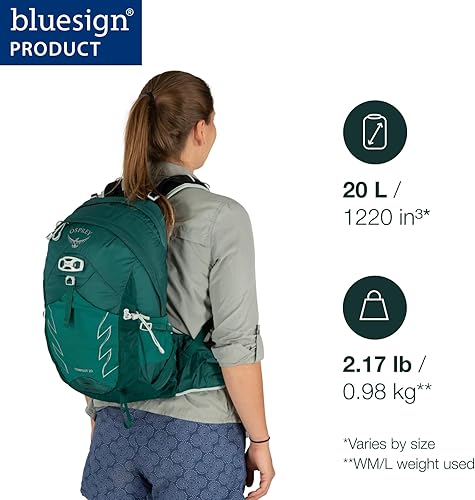 Miniatura 2 de Osprey Tempest 20L Mochila de senderismo para mujer con cinturón de cadera, color verde jaspe, WML