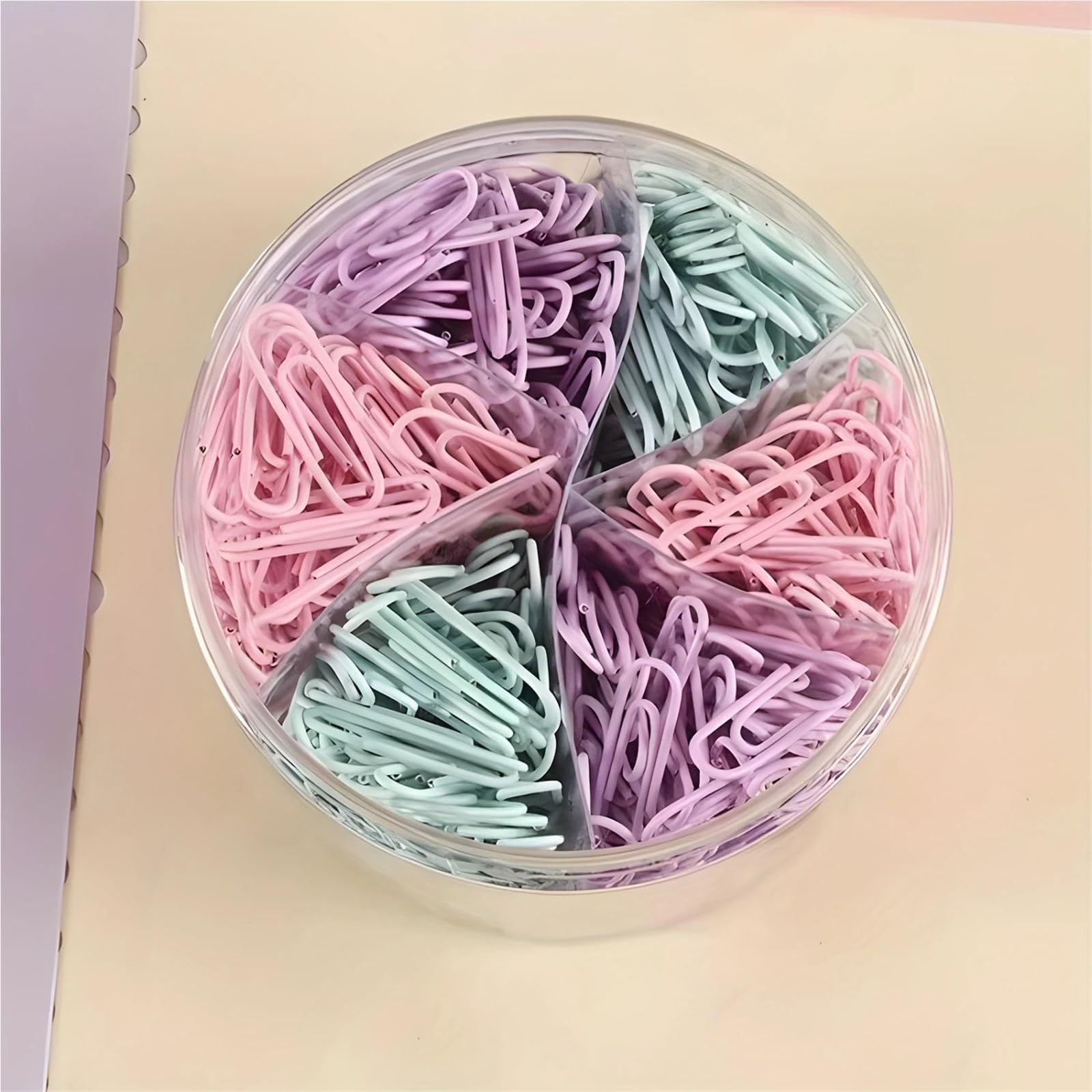 Lot de 900 trombones colorés antidérapants en métal, 28 mm, fournitures de bureau, école, maison