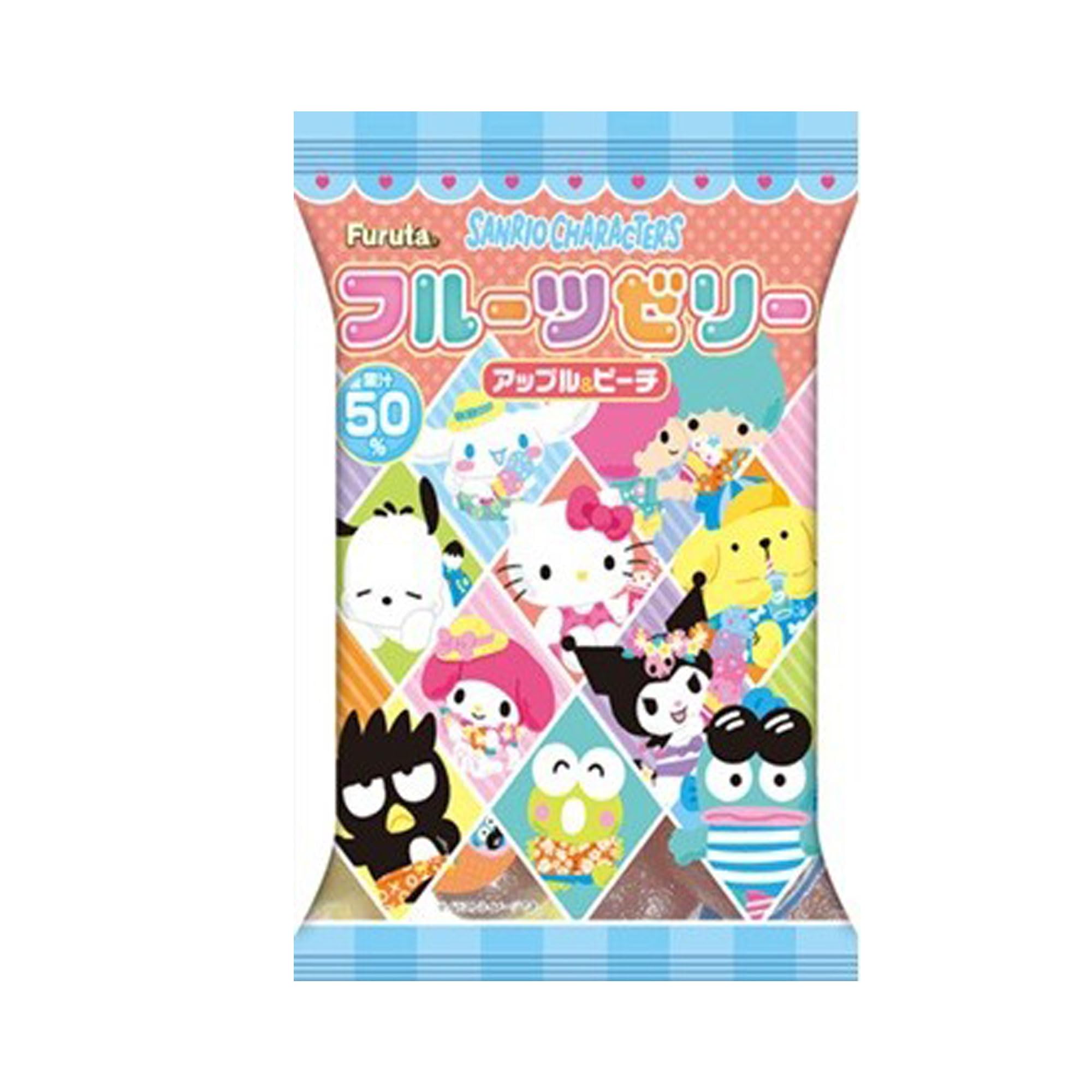 Amazon.co.jp: フルタ製菓 サンリオキャラクターズフルーツゼリー 210g